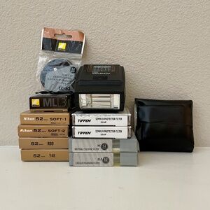 Huge Nikon and Nikon Compatible Accessories Lot